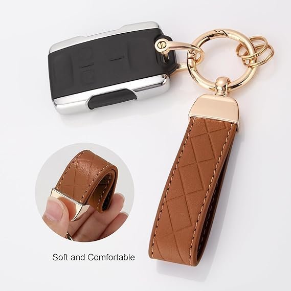 Leather Keychain Set