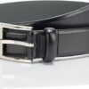 Men’s Smooth Leather Belt with Classic Buckle