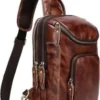 Vintage Leather Sling Bag