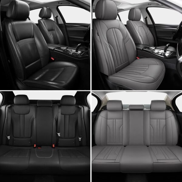 Full Set Faux Leather Car Seat Covers