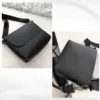 Leather Flap Messenger Bag for Men