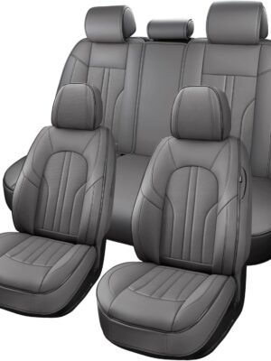 Full Set Faux Leather Car Seat Covers