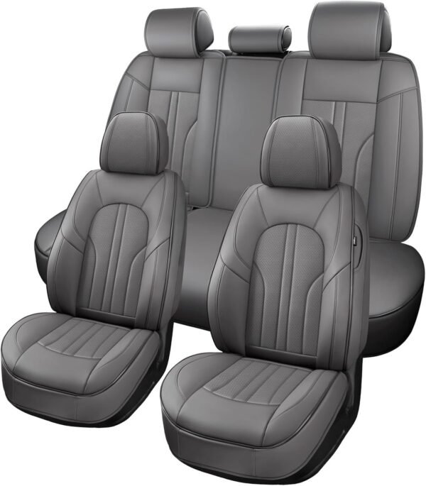 Full Set Faux Leather Car Seat Covers