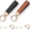 Leather Keychain Set