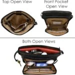 Leather Crossbody Shoulder Bag