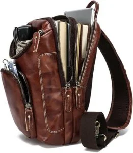 Vintage Leather Sling Bag