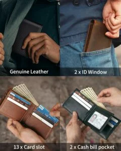 Leather Bifold Wallet